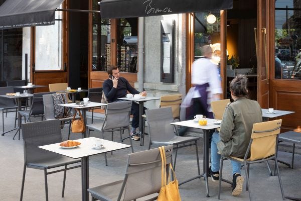 Wie gestaltet man die Terrasse eines Restaurants ?